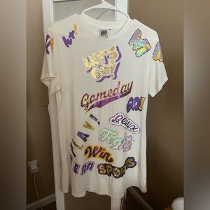 Queen of Sparkles “Win” Gameday Dress